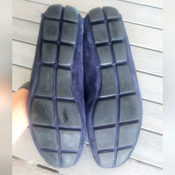 PRADA | Men's Suede Driver Loafers | SZ 9.5 - Picture 7 of 8